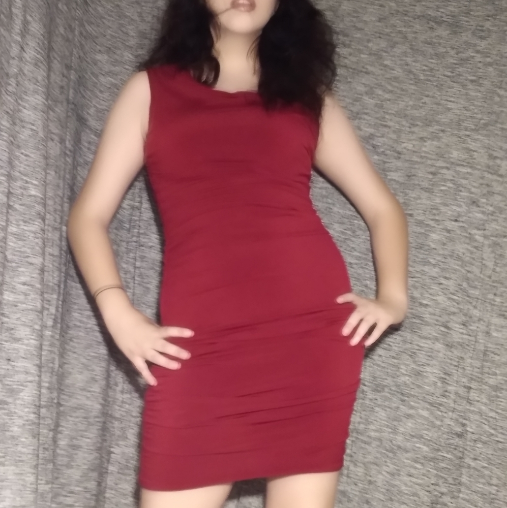 Polyester dress